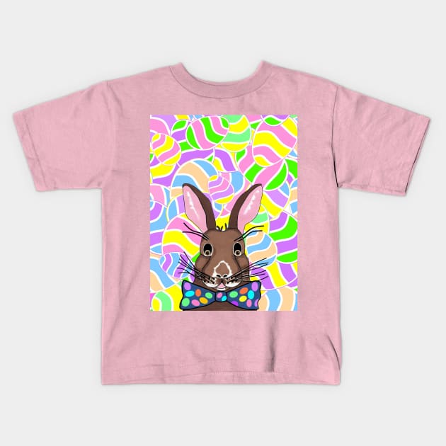 EASTER Bunny Easter Eggs Kids T-Shirt by SartorisArt1